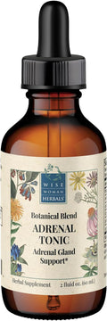 Wise Woman Herbals Adrenal Tonic Liquid Extract Herbal Adaptogen Blend with Eleuthero Ashwagandha &amp Licorice Supports Healthy Adrenal Function Energy Stamina Stress &amp Focus Non-GMO 2 F