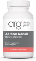 Allergy Research Group ARG Adrenal Cortex - Supports Healthy Stress Response &amp Metabolism - Delivers 100 mg Freeze-Dried Bovine Adrenal Cortex Tissue - 100 Capsules