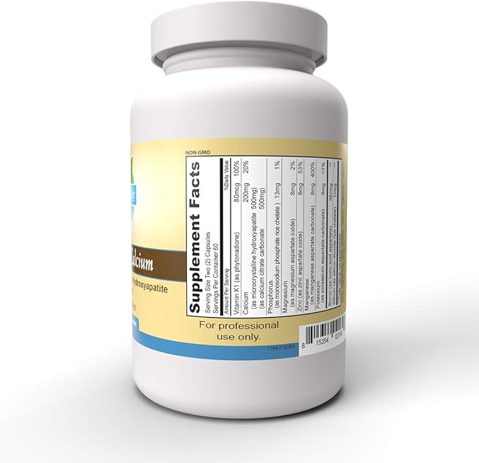 Priority One Vitamins M.C.H.C. Calcium 120 Capsules - Microcrystalline Calcium Hydroxyapatite Comlex - Promoting Healthy Bone Formation and Density.*