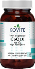 Coenzyme Q-10 100 Mg High Absorption - 60 Liquid Vegicaps