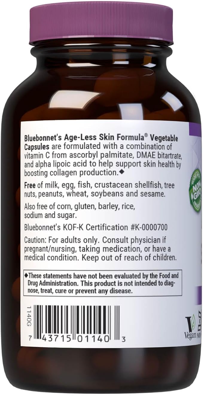 BlueBonnet Age-Less Skin Formula Capsules 60 Count