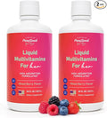 Liquid Multivitamin for Women | 70+ Nutrients High Absorption | B12 Folate Biotin Omega 3 6 7 9 | Energy Mood and Immune Support | Vegan Non-GMO Sugar Free | Mixed Berry | 60 Fl Oz