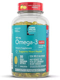 Members Mark Omega-3 Mini Softgels (300 Count.) 360mg – Easy-to-Swallow Fish Oil with DHA &amp EPA – Heart &amp Brain Support – No Fishy Aftertaste