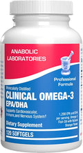 Clinical Omega 3 Fish Oil Supplement with EPA and DHA - 120 Orange Flavored Softgels for Heart Immune and Nervous Health - 1200mg of Molecularly Distilled Omega-3