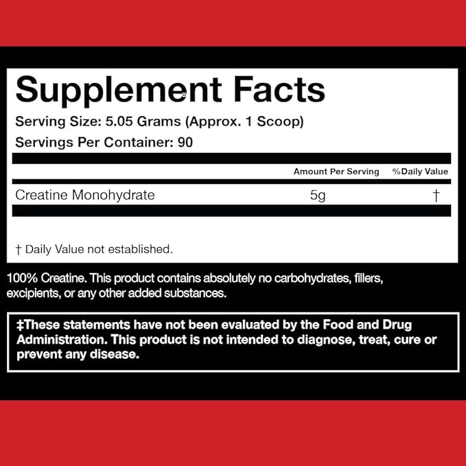 X-CREATINE Pure Micronized Creatine Monohydrate Powder - Supports Muscle Strength Power and Recovery - Gluten-Free Non-GMO Performance Enhancing Supplement (30 Servings)