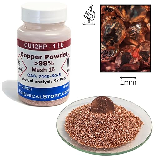 1Lb Copper Granules 10-16 mesh (Coarse Copper Powder)