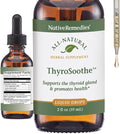 Native Remedies ThyroSoothe - All Natural Herbal Supplement Soothes The Thyroid Gland - Supports Systemic Balance in The Endocrine System and Thyroid Gland - 59 mL