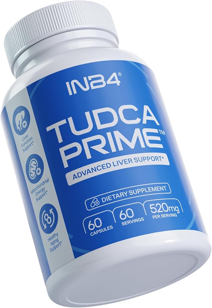 TUDCA Prime | 520mg Per Serving | 60 Day Supply | TUDCA + L-Ergothioneine | Advanced Liver Support