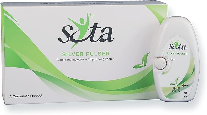 Silver Pulser by SOTA Instruments - Ionic Colloidal Silver Maker and Microcurrents for Micropulsing Including Wall Adaptor.