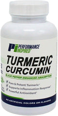 Performance Inspired Nutrition Turmeric Curcumin Capsules – Joint Support &amp Antioxidant – Enhanced Absorption – 60 Count
