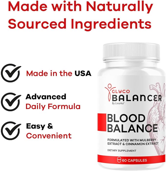 (3 Pack) Glyco Balancer Capsules - Official GlycoBalancer Supplement Support Pills Advanced Formula All Natural Premium Ingredinets for Health Support Vitamins and Wellness 180 Capsules for 3 Months