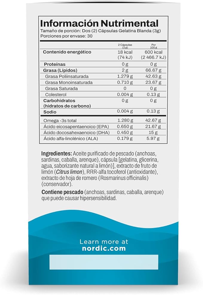 Nordic Naturals Ultimate Omega 1280 Mg 60 Count