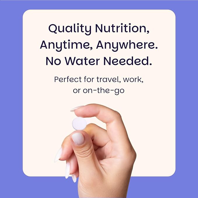 EZ Melts Zinc - Supplement for Immune Digestive &amp Skin Health Support - Non-GMO Vegan &amp Gluten-Free - Blueberry Blast - 60 Dissolvable Tablets (60 Servings)