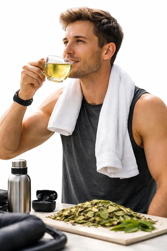 GREEN GUAYUSA TEA BAGS by PACHA | 100 Tea Bags | 1.5g leaf in each | ~33 mg Caffeine per cup | Clean &amp Balanced Energy |