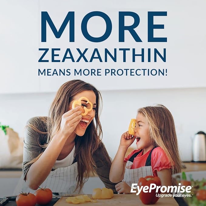 EyePromise Screen Shield Teen Eye Vitamin - 30-Count 30-Day Supply - Chewable Eye Supplement for Kids with Zeaxanthin Lutein Zinc &amp Vitamins for Tired Strained Eyes
