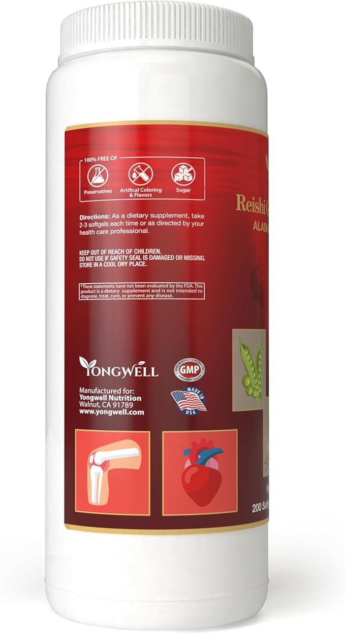 Reishi Ginseng Fish Oil II (200 Softgels)