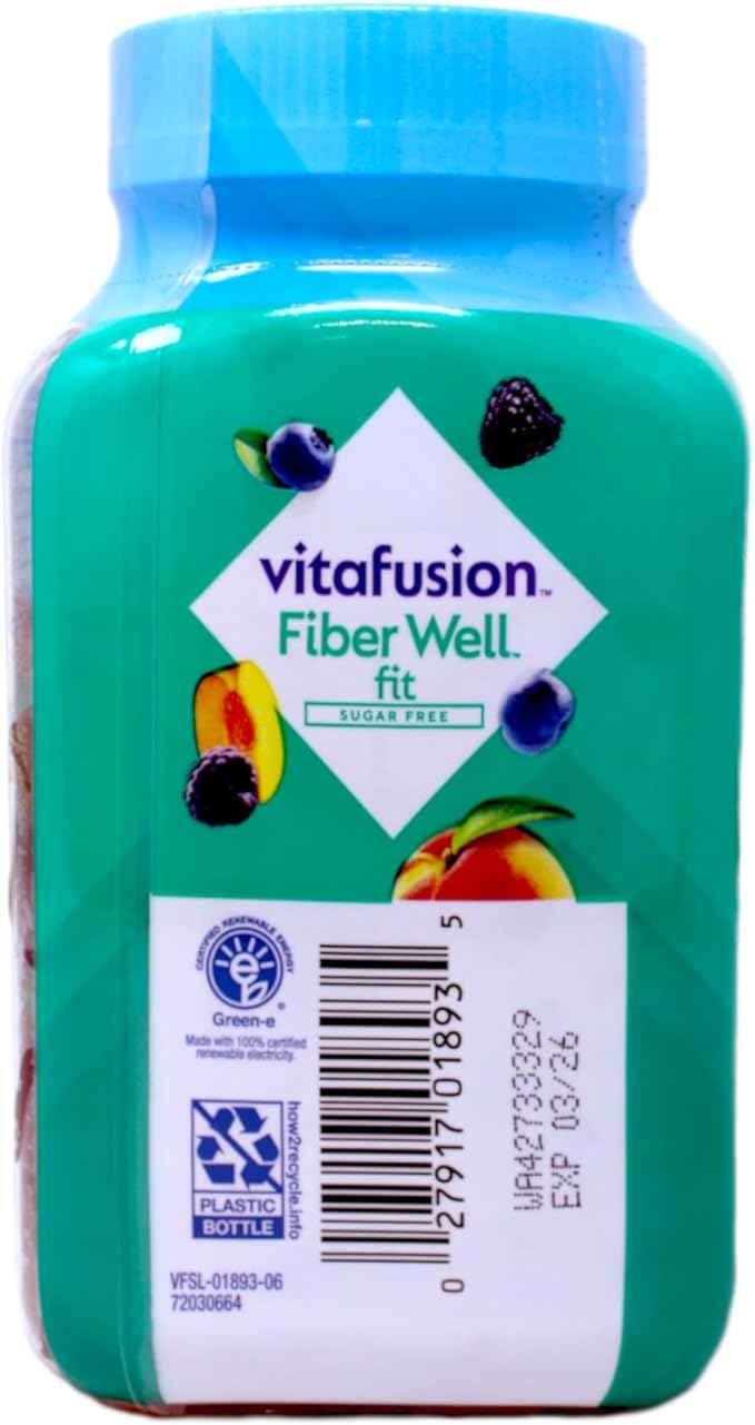 Fiber Well Fit Gummies 4 Pack (90 Count)