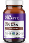 New Chapter Zinc Supplement Fermented Zinc Complex ONE Daily for Immune Support + Skin Health Mineral-Balancing Formula Rich in Copper Easy to Swallow &amp Digest 90 Count (3 Month Supply)