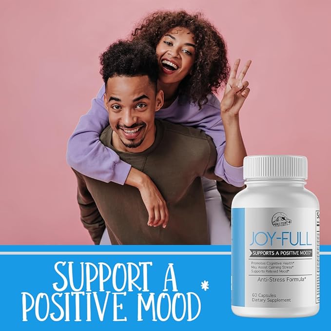 Joy-Full Supports A Positive Mood Promotes Cognitive Health Supports Relaxed Mood Dietary Supplement | 3 Bottles