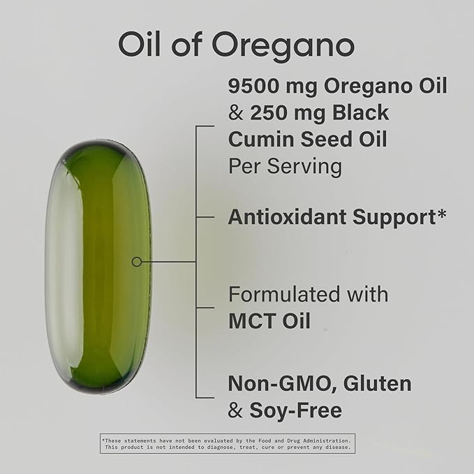 Sports Research® Antioxidant Support Pack - Oil of Oregano 9500mg + Triple Strength Astaxanthin 12mg + Liposomal Vitamin C Supplement 1000 mg