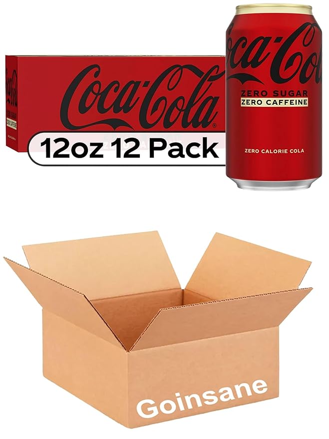 Zero Sugar Zero Caffeine 144 Fl. Oz (Pack of 2) By Goinsane12 Fl Oz (Pack of 24)