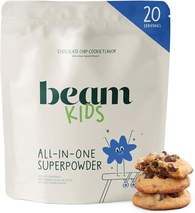 Beam Kids Multivitamin Powder – Kids Vitamins with Greens Probiotic &amp Prebiotic Immune Support for Children &amp Toddlers No Artificial Sweeteners For Picky Eaters 20 Servings Chocolate Chi