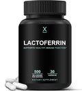 HUMANX Lactoferrin 500mg - Powerful Serving Size (Gluten Free Non GMO Soy Free Supplements) - A Component in Colostrum - USA Made Supports Healthy Immunity Iron Utilization &amp Absorption