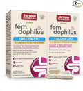 Jarrow Formulas Fem-Dophilus - 1 Billion Organisms Per Serving - 60 Veggie Capsules - Women’s Probiotic - Urinary Tract Health - Up to 60 Servings (Pack of 2)