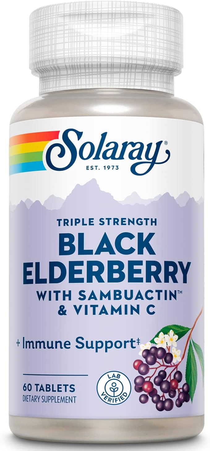 SOLARAY Triple Strength Sambuactin 1200 mg Tablets | 60 Count
