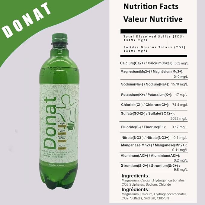 Rogaska Donat Mg Mineralwasser inkl. Pfand 1 L Flasche 6er Pack
