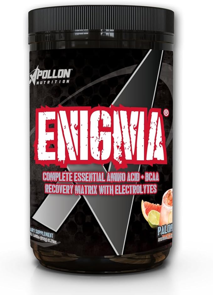 Apollon Nutrition Enigma – Complete EAA + BCAA Recovery Matrix | 23.5g Total Aminos 5g Leucine | Glutamine + Electrolytes | 40 Servings (40 Serving Paloma)