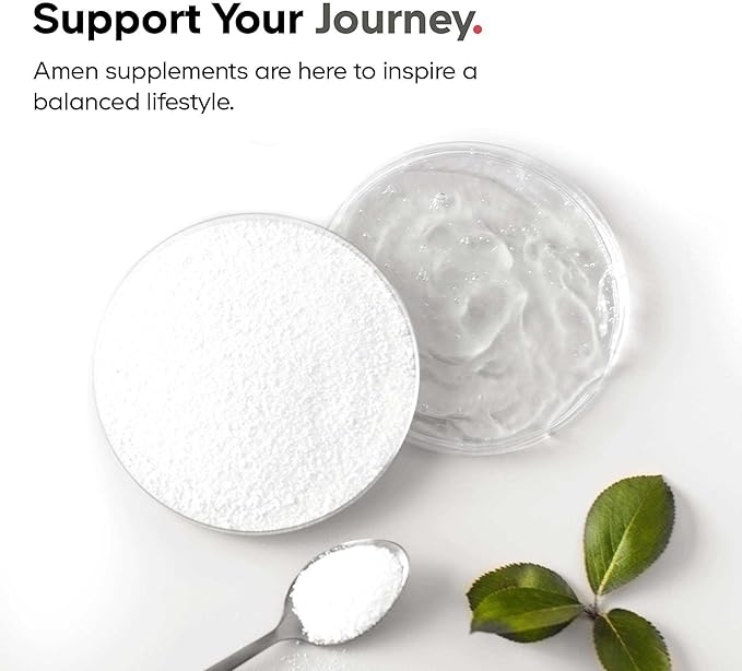 Amen Mood Probiotic Supplement 51 Billion CFU - Organic Prebiotics and Probiotics - Acidophilus Probiotic Pills Fibers - Mood Organic Ashwagandha Blueberries - Vegan &amp Non-GMO - 60 Capsules