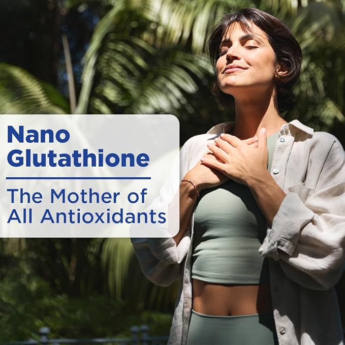 Nano Glutathione Drops by Nanoceutical Solutions Pharmaceutical Grade Liquid Supplement Ultra-Efficient Absorption Up to 8 Times Higher Than Glutathione Capsules | 30 Servings