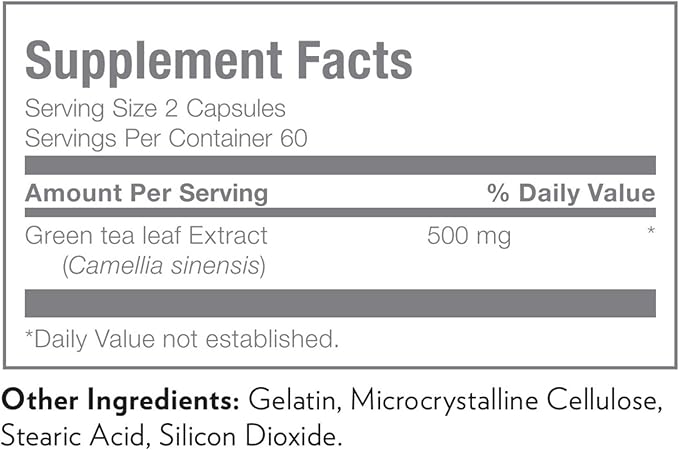 Nu Skin Pharmanex Tegreen 97 Cell Protection | 120 Count | Antioxidant Support for Healthy Cell Function | Proprietary Green Tea Extract