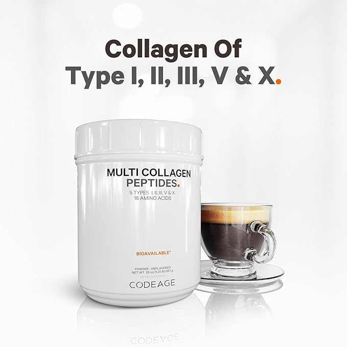 Codeage - Multi Collagen Protein + Men’s Daily Multivitamin Bundle