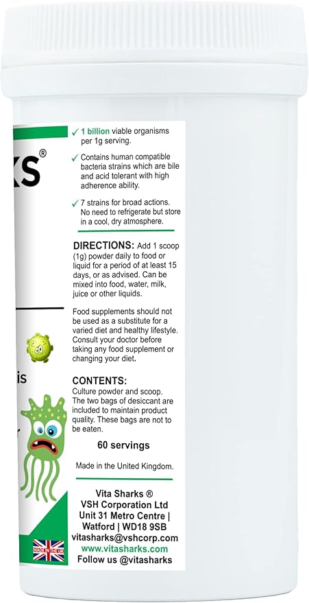 VitaBio Kids Complex: Delicious Sachets for Growing Tummies &amp Strong Immunity - Daily Probiotics for Kids &amp Toddlers (1 Billion CFU Multi-Strain)