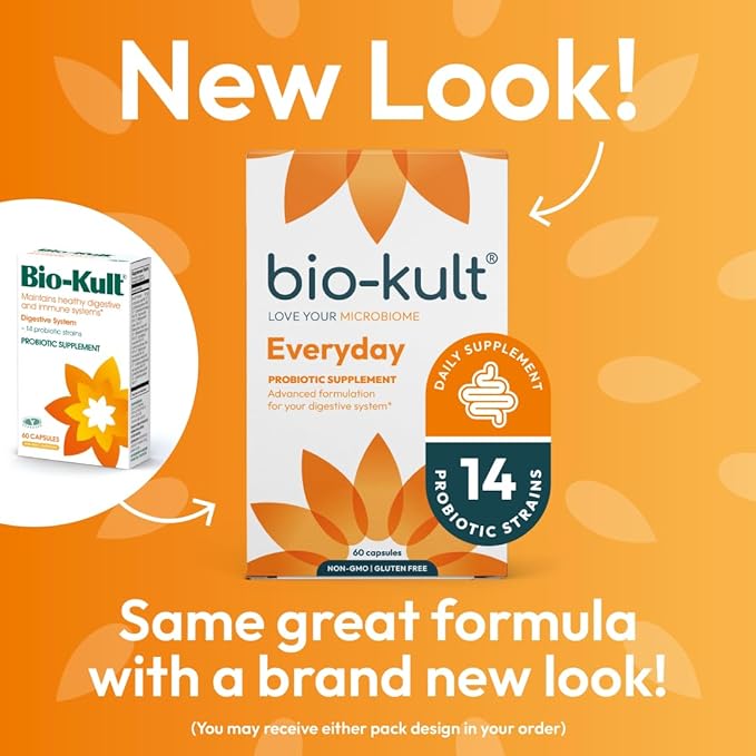 Bio-Kult Probiotics Digestive Health Supplement 120 &amp 60 Count