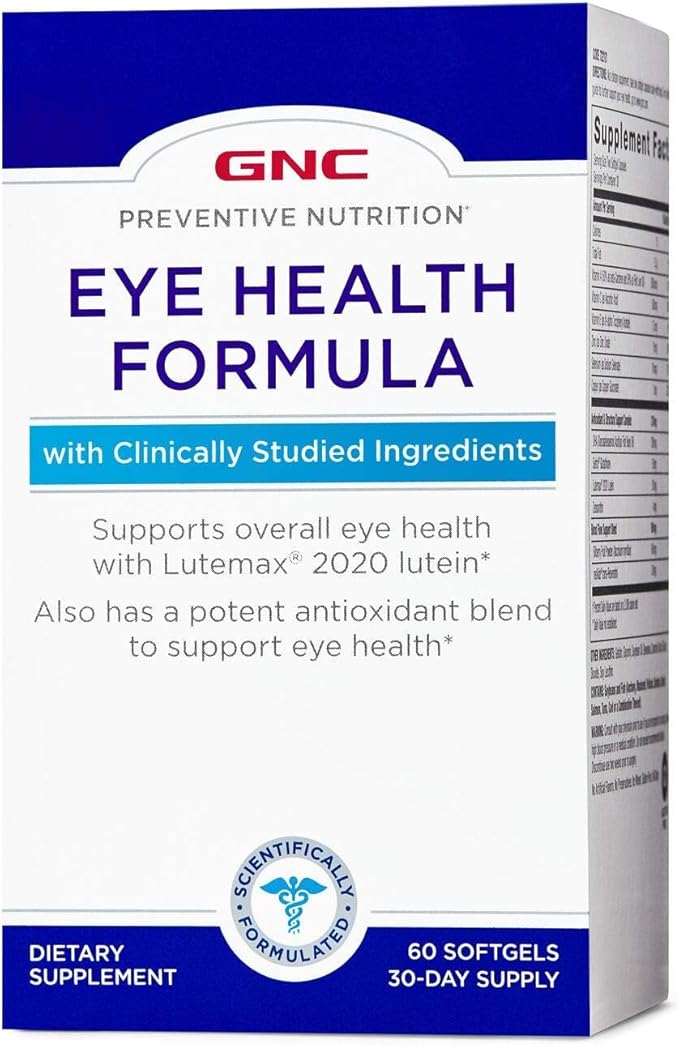 GNC Eye Health Formula Supports Eye Health with Lutein