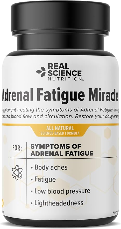 Offers Adrenal Fatigue Miracle - A Nutritional Supplement Formulated to Support Healthy Adrenal Gland Function May Help to Relieve Fatigue Stress and Improve Energy Levels