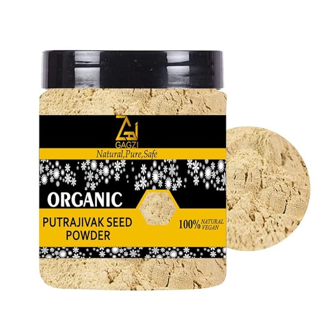 Natural Putrajivak Seed powder 9 Oz / 255.15 Gram (Pack Of 1) - GAGZI