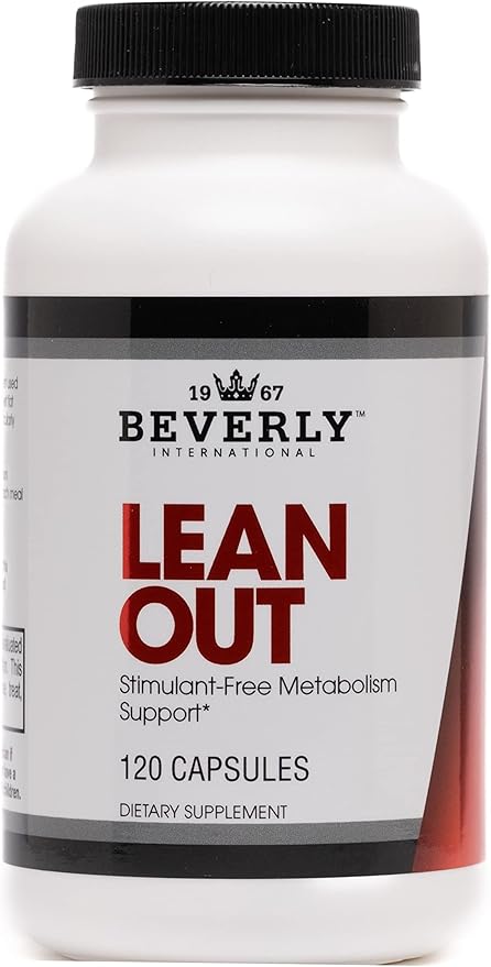 Beverly International Lean Out 120 caps. Fat Burner with Metabolic Support. Lipotropics. Choline Carnitine Chromium. Stimulant-Free Belly Fat Burner. Get Leaner. Use AM &amp PM Stackable Diet Pill