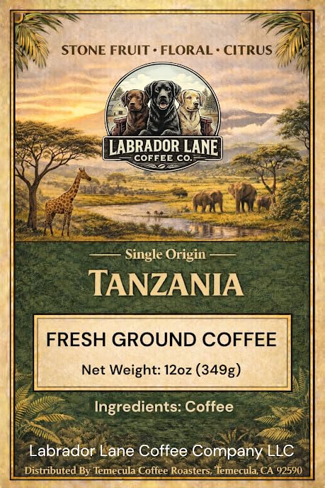 Tanzania - Single Origin Small Batch Premium Coffee - 12oz