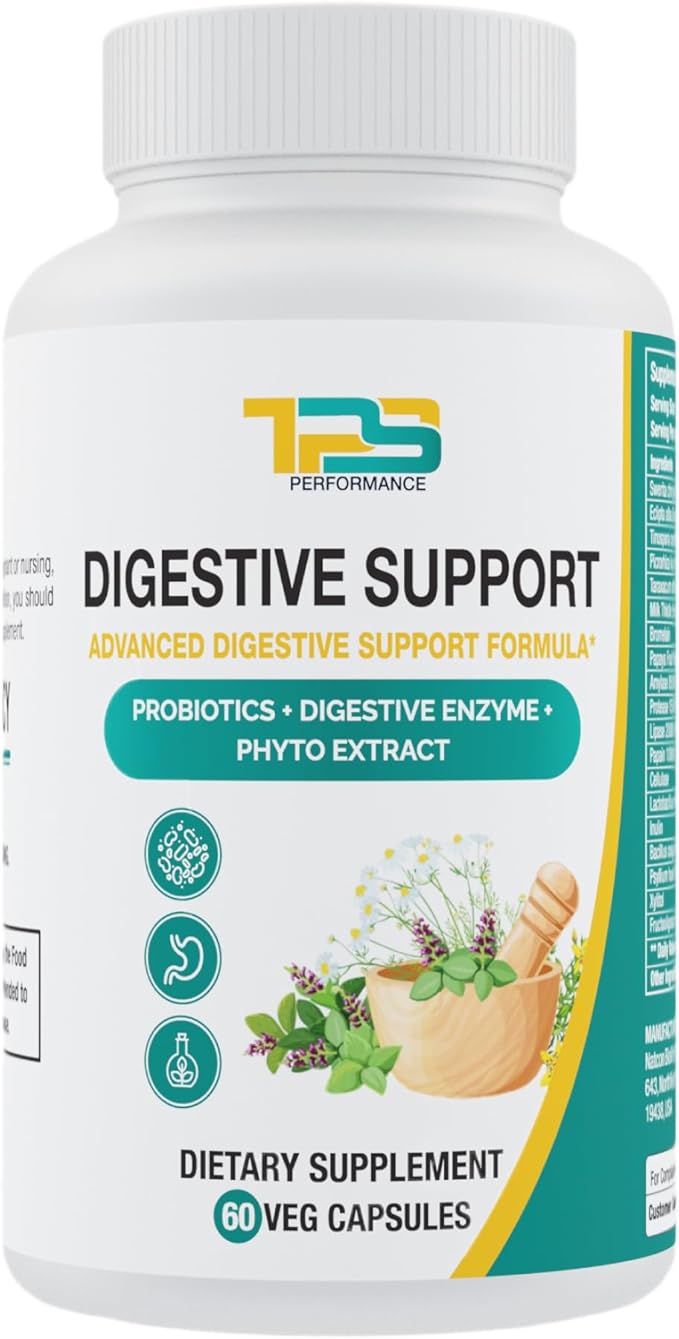 Digestive Support Capsules | Advance Digestive Supports Formula with Probiotics Digestive Enzyme and Phyto Extract | Gut Health (Pack of 3)