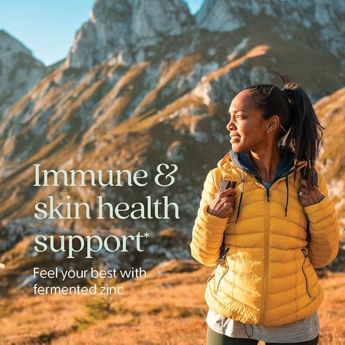 New Chapter Zinc Supplement Fermented Zinc Complex ONE Daily for Immune Support + Skin Health Mineral-Balancing Formula Rich in Copper Easy to Swallow &amp Digest 90 Count (3 Month Supply)