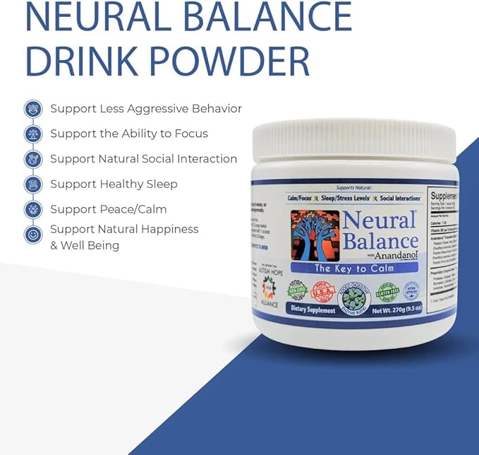 Neural Balance Anandanol with Proprietary Digestive Enzyme Blend 9.5 Ounce 60 Servings