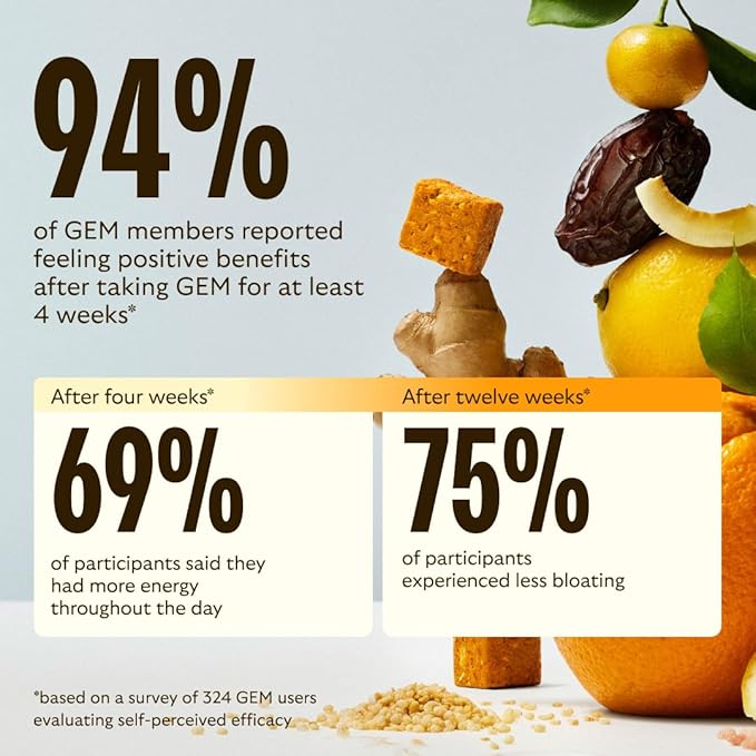 GEM Bite Complete Routine Variety Pack with Daily Multivitamin (14 Bites) Chill-Out Calm (7 Chews) &amp Deep Sleep Aid (7 Chews) | Supports Gut Skin Brain Bone Sleep Immunity