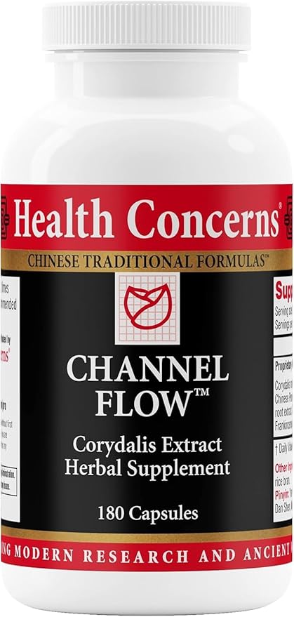 Health Concerns Channel Flow – Muscle Relaxation &amp Pain Support Supplement for Men &amp Women – Corydalis Root Extract – Chinese Herbal Formula for Headaches Joint &amp Menstrual Discomfort – 1