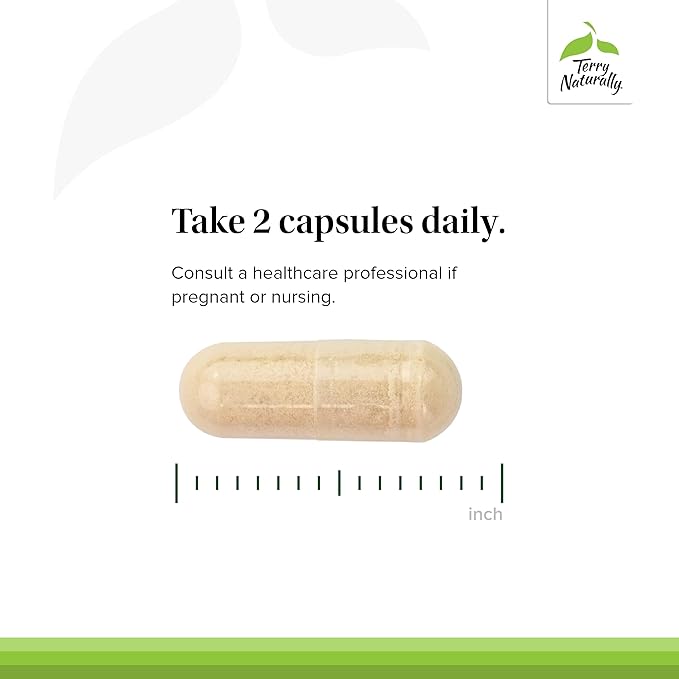 Terry Naturally Healthy Ligaments &amp Tendons - Dietary Supplement for Connective Tissue &amp Joint Lubrication Support - Non-GMO Formula to Aid Ligament &amp Muscle Health - 60 Capsules 2 Pack