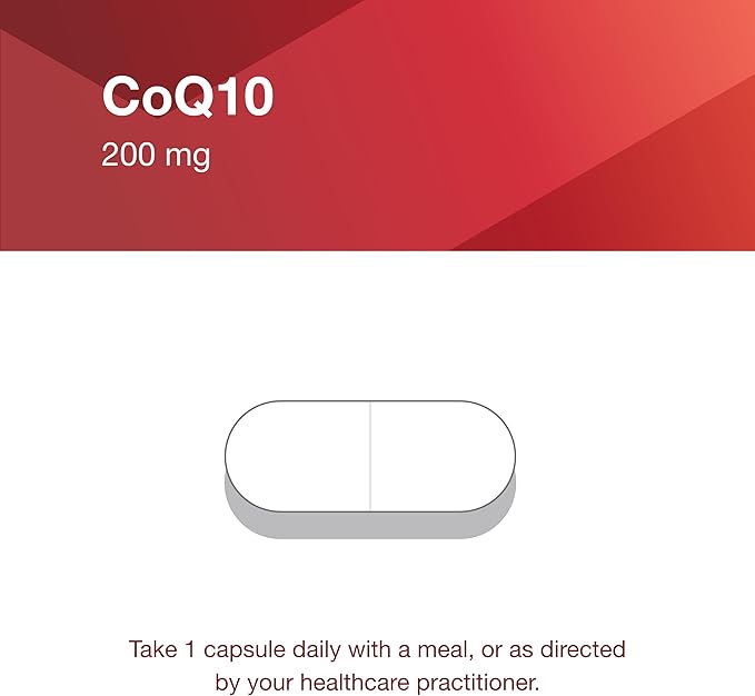 PROTOCOL FOR LIFE BALANCE CoQ10 200 mg - for Heart Health* - Heart Supplements for Men &amp Women* - Vegan &amp Non-GMO - 30 Veg Capsules