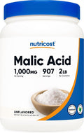 Nutricost Malic Acid Powder 2 LBS - Gluten Free Non-GMO